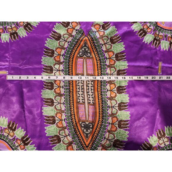 Womens Short Kaftan Bright Colorful Party Beach Vacation Whimsy Y2K - Picture 5 of 9